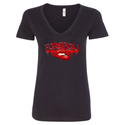 Foreplay ladies V neck T-shirt Thumbnail