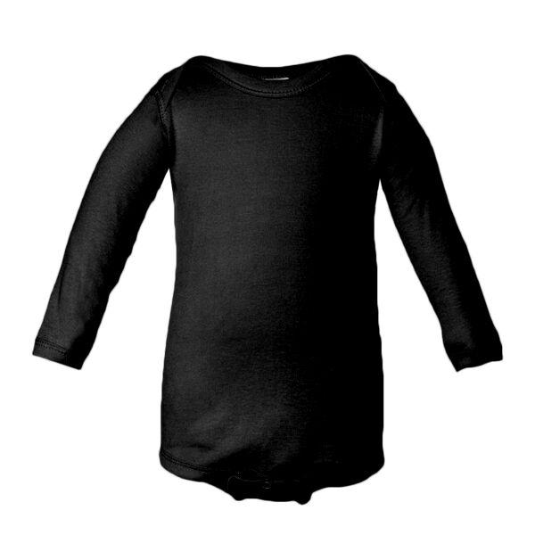 Infant Long Sleeve Baby Rib Bodysuit Thumbnail