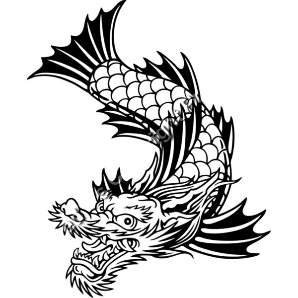 ES2dragonfish001BW Thumbnail