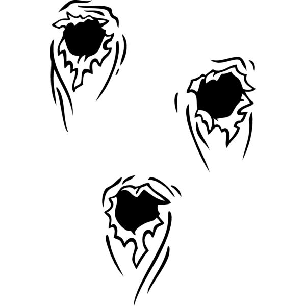 ES2bullethole001BW Thumbnail