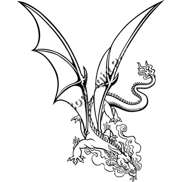 ES2dragon004bw Thumbnail