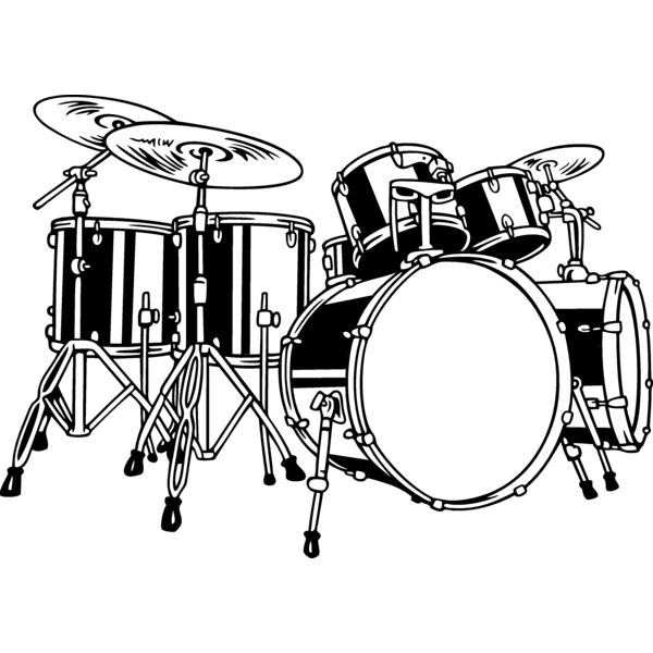 ES2drumset001BW Thumbnail