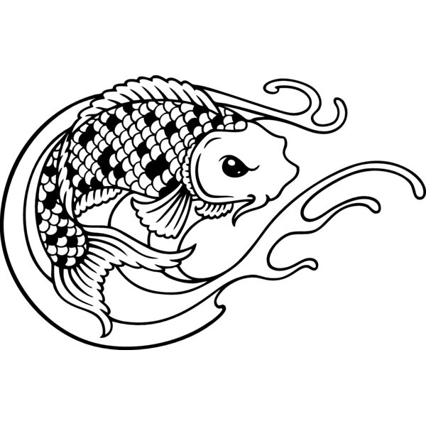 ES2asiankoi005BW Thumbnail