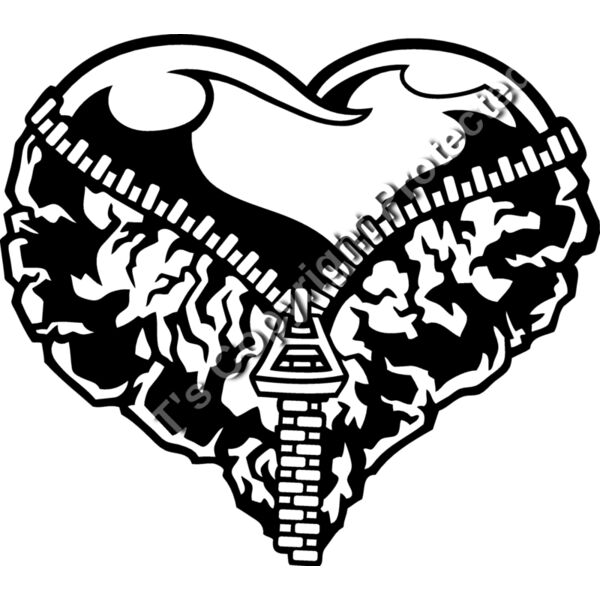 ES2heart013BW Thumbnail