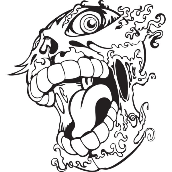 ES3skull21bw Thumbnail