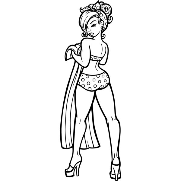 ES3pinup02bw Thumbnail