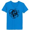Ladies’  Junior Fine Jersey V-Neck Longer Length T-Shirt Thumbnail