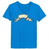 Ladies’  Junior Fine Jersey V-Neck Longer Length T-Shirt Thumbnail