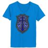 Ladies’  Junior Fine Jersey V-Neck Longer Length T-Shirt Thumbnail