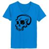 Ladies’  Junior Fine Jersey V-Neck Longer Length T-Shirt Thumbnail