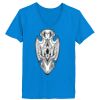 Ladies’  Junior Fine Jersey V-Neck Longer Length T-Shirt Thumbnail