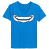Ladies’  Junior Fine Jersey V-Neck Longer Length T-Shirt Thumbnail