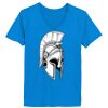 Ladies’  Junior Fine Jersey V-Neck Longer Length T-Shirt Thumbnail