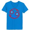 Ladies’  Junior Fine Jersey V-Neck Longer Length T-Shirt Thumbnail