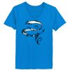 Ladies’  Junior Fine Jersey V-Neck Longer Length T-Shirt Thumbnail