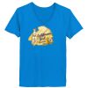 Ladies’  Junior Fine Jersey V-Neck Longer Length T-Shirt Thumbnail