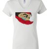 Women's Short Sleeve V-Neck T-Shirt Thumbnail