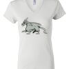 Women's Short Sleeve V-Neck T-Shirt Thumbnail