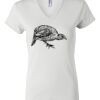 Women's Short Sleeve V-Neck T-Shirt Thumbnail