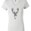 Women's Short Sleeve V-Neck T-Shirt Thumbnail