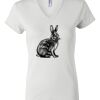 Women's Short Sleeve V-Neck T-Shirt Thumbnail