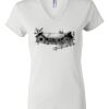 Women's Short Sleeve V-Neck T-Shirt Thumbnail