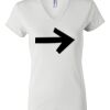Women's Short Sleeve V-Neck T-Shirt Thumbnail