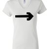 Women's Short Sleeve V-Neck T-Shirt Thumbnail