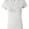 Women's Short Sleeve V-Neck T-Shirt Thumbnail