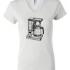 Women's Short Sleeve V-Neck T-Shirt Thumbnail