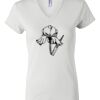 Women's Short Sleeve V-Neck T-Shirt Thumbnail