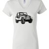 Women's Short Sleeve V-Neck T-Shirt Thumbnail