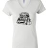 Women's Short Sleeve V-Neck T-Shirt Thumbnail