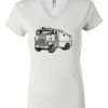 Women's Short Sleeve V-Neck T-Shirt Thumbnail
