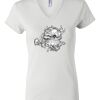 Women's Short Sleeve V-Neck T-Shirt Thumbnail