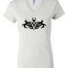 Women's Short Sleeve V-Neck T-Shirt Thumbnail