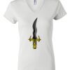 Women's Short Sleeve V-Neck T-Shirt Thumbnail