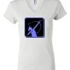 Women's Short Sleeve V-Neck T-Shirt Thumbnail
