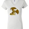 Women's Short Sleeve V-Neck T-Shirt Thumbnail