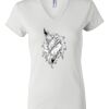 Women's Short Sleeve V-Neck T-Shirt Thumbnail