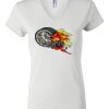 Women's Short Sleeve V-Neck T-Shirt Thumbnail