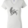 Women's Short Sleeve V-Neck T-Shirt Thumbnail