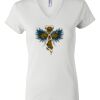Women's Short Sleeve V-Neck T-Shirt Thumbnail