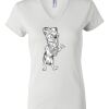 Women's Short Sleeve V-Neck T-Shirt Thumbnail
