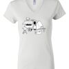Women's Short Sleeve V-Neck T-Shirt Thumbnail