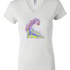 Women's Short Sleeve V-Neck T-Shirt Thumbnail