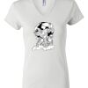 Women's Short Sleeve V-Neck T-Shirt Thumbnail