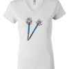 Women's Short Sleeve V-Neck T-Shirt Thumbnail
