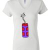 Women's Short Sleeve V-Neck T-Shirt Thumbnail