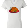 Women's Short Sleeve V-Neck T-Shirt Thumbnail